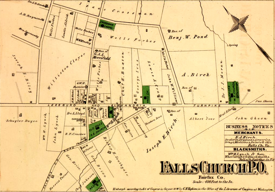 Falls Church in 1878