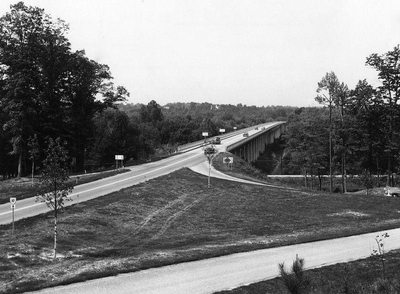 Huguenot Bridge across the James River in 1953