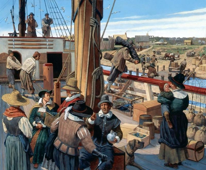 Jamestown was the commercial and shipping center of the colony in the 1600's