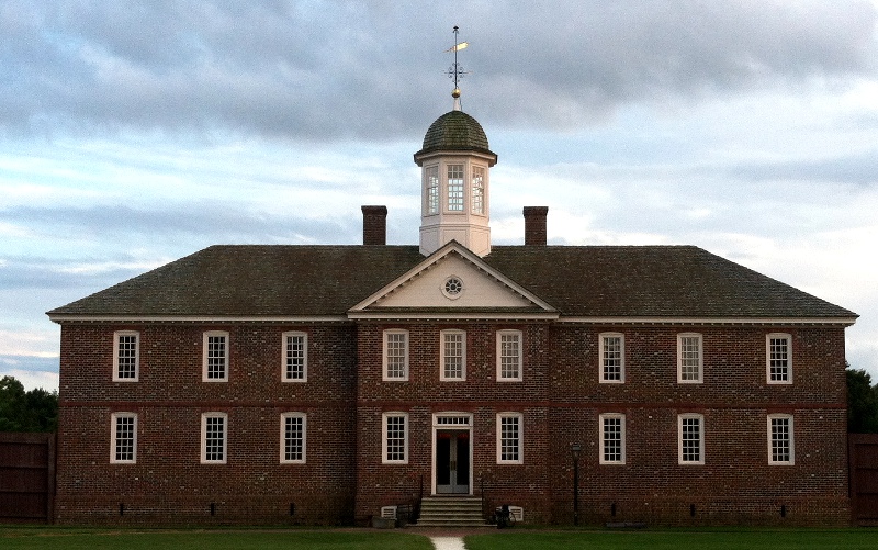 restored Public Hospital for Persons of Insane and Disordered Minds in Williamsburg, opened in 1773 as first mental hospital in United States