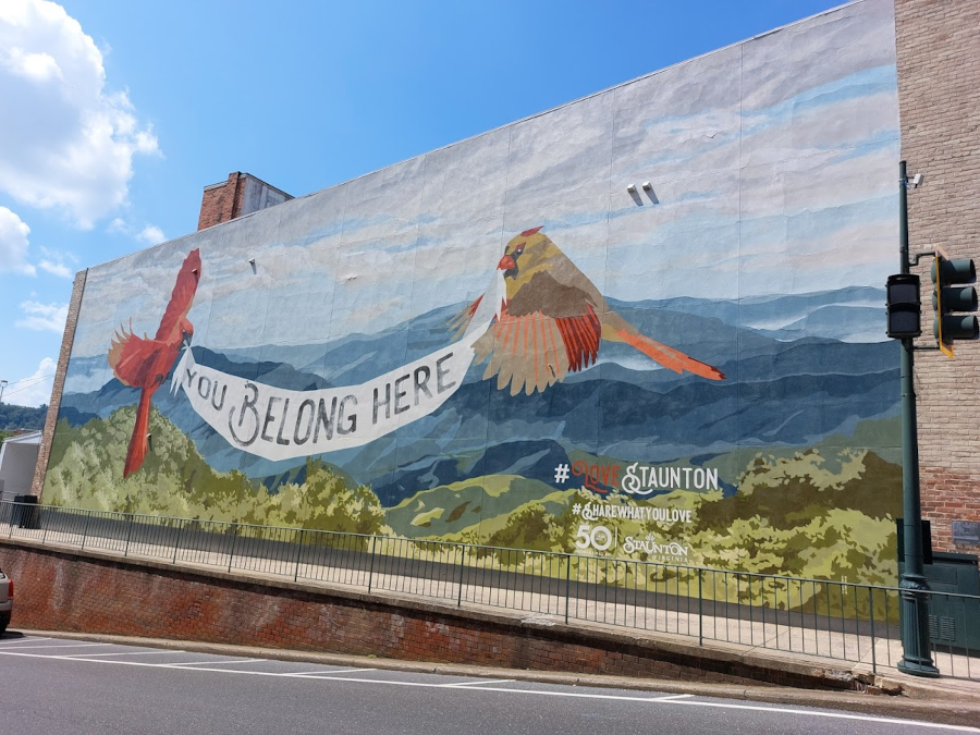the mural at the corner of Beverle and Central streets was updated in 2019