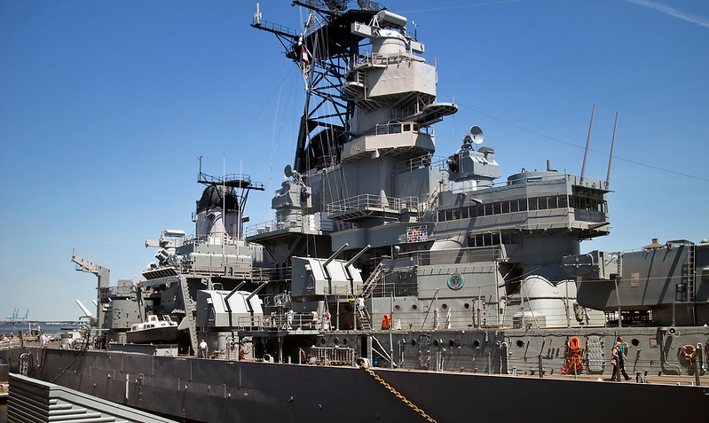 the USS Wisconsin is a major tourist attraction on Norfolk's waterfront