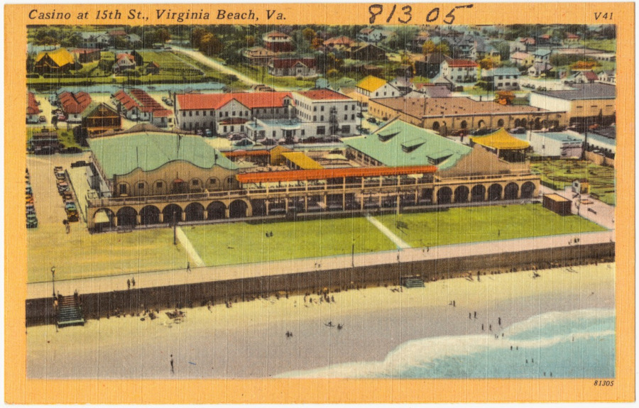 Seaside Park, started in 1906, became know as the Virginia Beach Casino prior to the United States entry into World War I