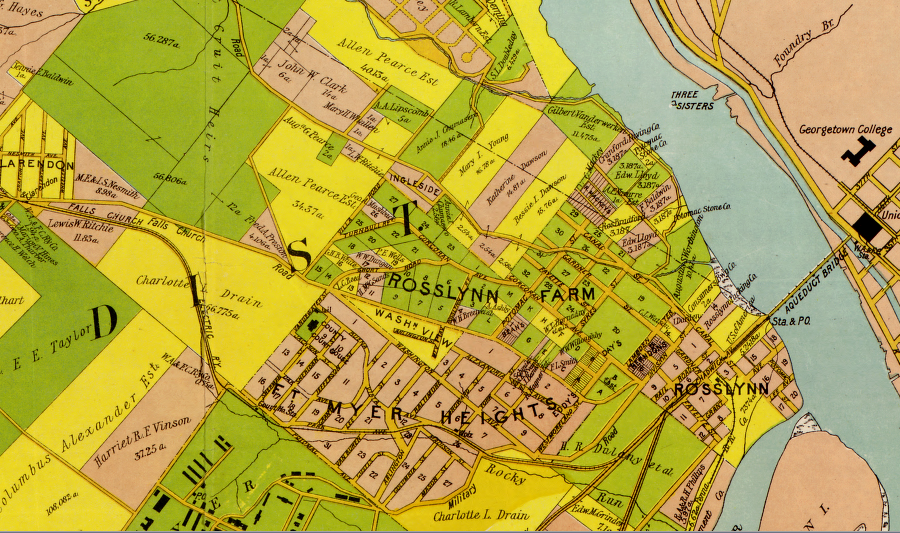 in 1900, Rosslynn was a rough neighborhood