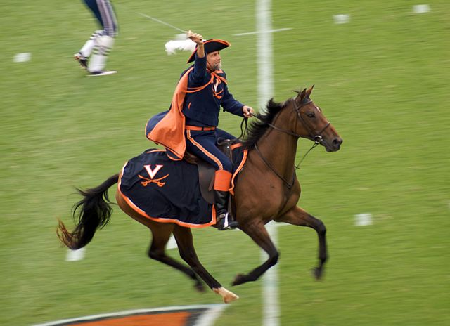 University of Virginia mascot, the Cavalier