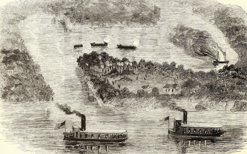 along the Prince William County shoreline, Confederates managed to control the Potomac River between October 1861-March 1862