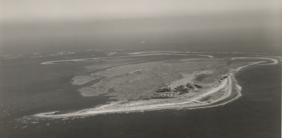 Fisherman's Island was used as a bombing range for pilots flying from Langley Field