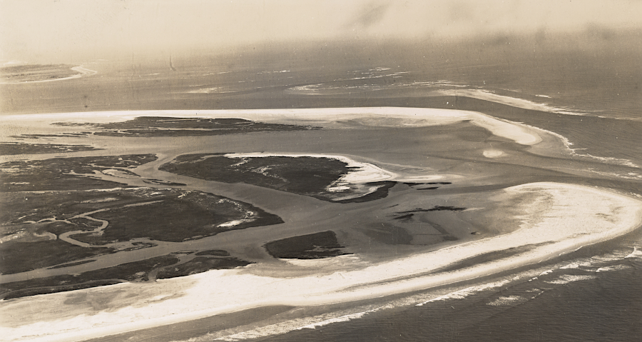 Fisherman's Island was used as a bombing range for pilots flying from Langley Field