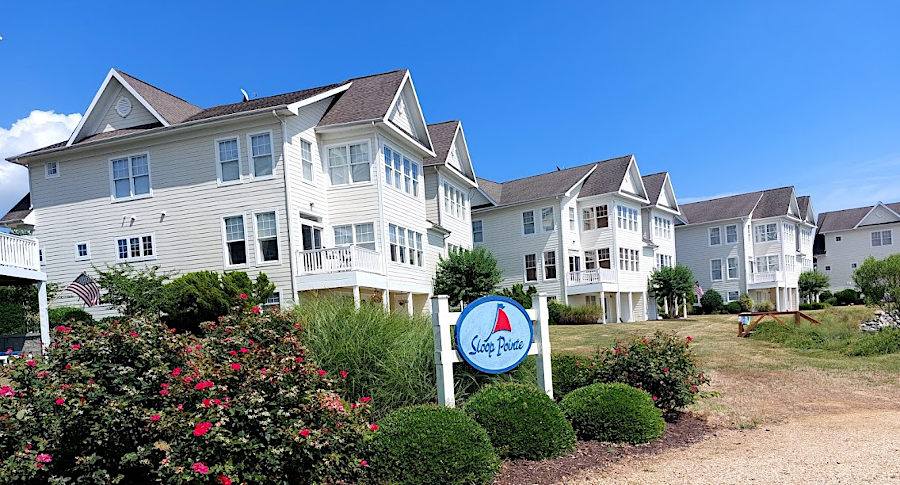 a developer purchased RCV Seafood, the oyster/crabmeat processing facility in Morattico, then raised the land and built Sloop Pointe Condos