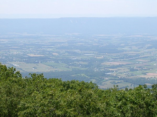 Page Valley and Massanutten Mountain, from Big Meadows in Shenandoah National Park