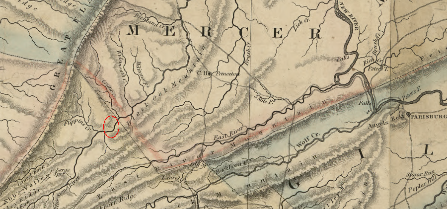 prior to the arrival of the Norfolk and Western Railroad in 1881, the coal seams at the future site of Pocahontas in Tazewell County was undeveloped