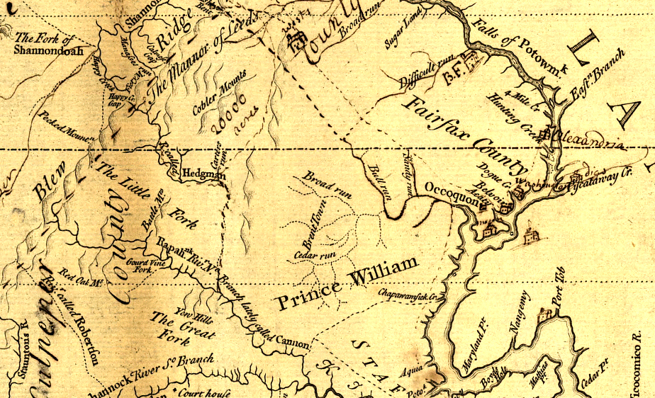Prince William County, 1737