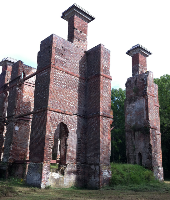 ruins of Rosewell, home of Mann Page II and Alice Grymes Page on Carter Creek (Gloucester County)