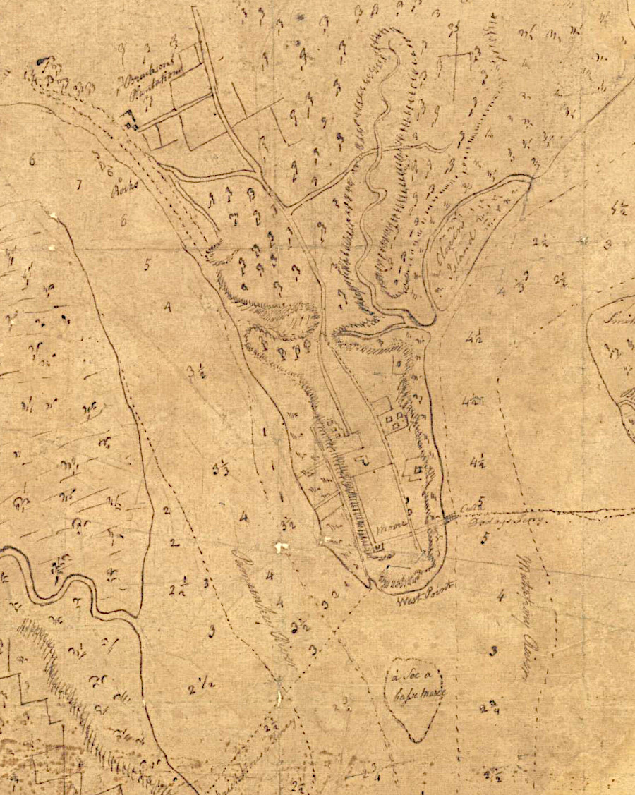 before the railroad arrived, West Point was a small agricultural area