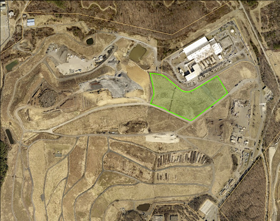 16 acres at the I-95 Lorton Landfill could be used for a municipal solid waste sorting and/or an advanced recycling facility