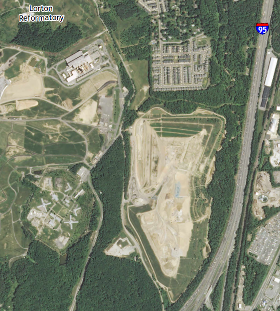 the Construction and Demolition Debris (CDD) landfill at Lorton did not reach its maximum permitted height (412') before the facility closed in 2018
