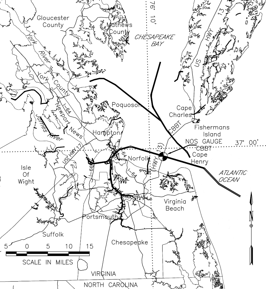 major shipping channels in Southeastern Virginia are maintained by regular dredging