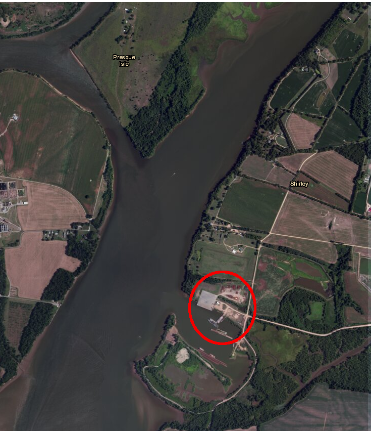 Out-of-state municipal solid waste is barged to Port Tobacco, a former sand and gravel operation just downstream from Shirley Plantation in Charles City County.  The historic site on the James River claims Shirley Plantation is the oldest family-owned business in North America, dating to Edward Hill I establishing a farm in 1638. Construction of the present mansion began about 1723... and the business needed income, so it approved the garbage operation.