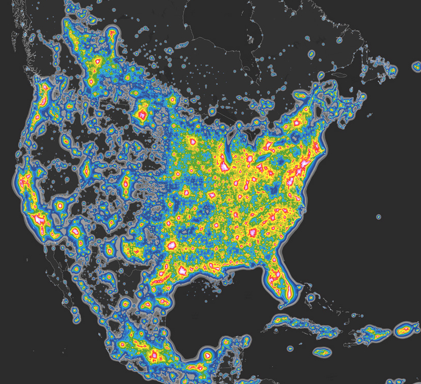 light pollution is one of the most pervasive forms of environmental alteration