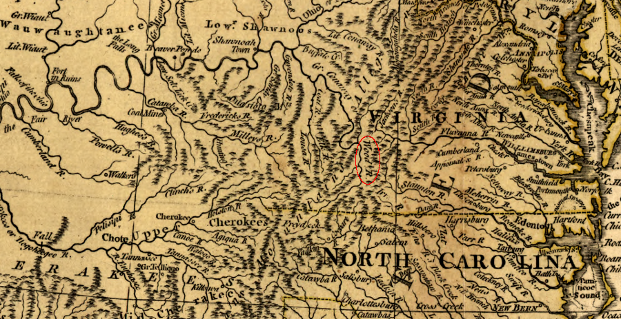 in 1785, Wood River was still used to describe what is known today as the New River