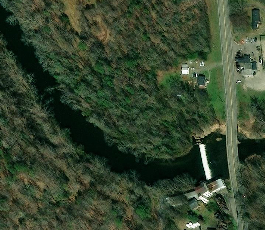 the Ashland Mill Dam, 13' high, blocked the South Anna River until 2024