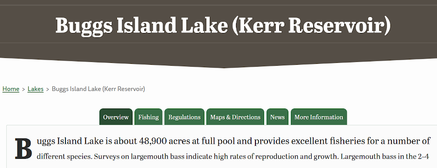 even in 2024, Buggs Island Lake was the preferred name for some state agencies