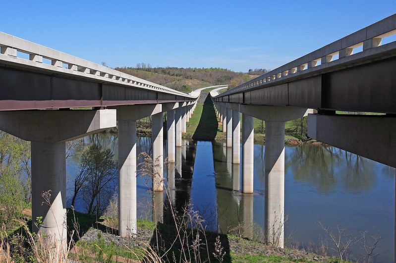 Route 29 bridge across the James River at Lynchburg