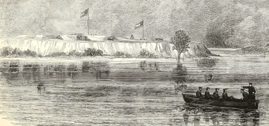 Confederates installed cannon on bluffs in Prince William County along the Potomac River, and limited the ability of Union ships to reach Washington DC during the winter of 1861-62