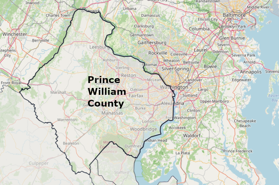 by the time Prince William County was created in 1731, the Native Americans had migrated away