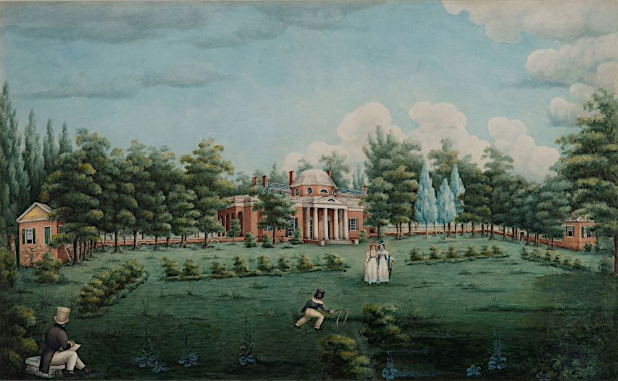 Thomas Jefferson rebuilt Monticello throughout his adult life to implement the design he envisioned
