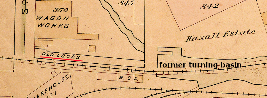 the Richmond and Alleghany Railroad laid track on the old towpath of the James River and Kanawha Canal
