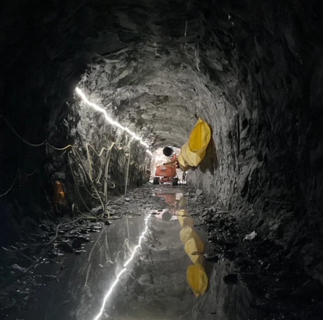 nearly all of the work to excavate the Blackwater CSO Tunnel was done out of sight, 70-120 feet underground